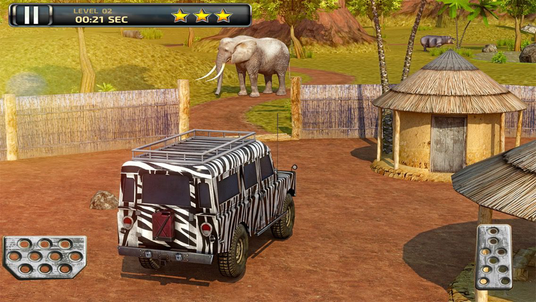 Safari Truck Parking Simulator - عکس بازی موبایلی اندروید