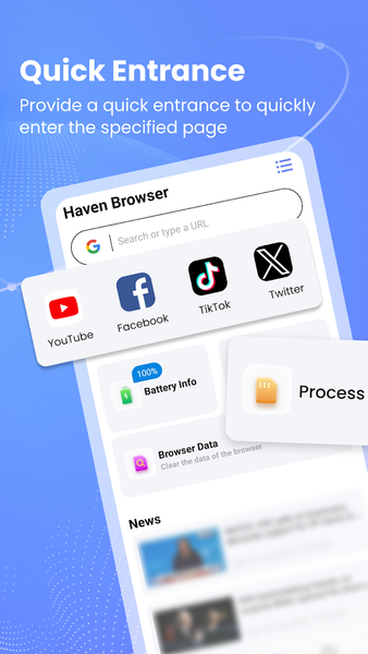 Haven Browser - عکس برنامه موبایلی اندروید