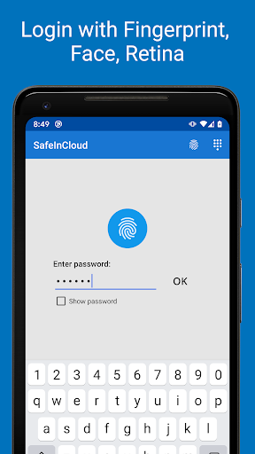 Password Manager SafeInCloud 2 - Image screenshot of android app