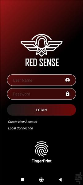 RedSense People Counter - Image screenshot of android app