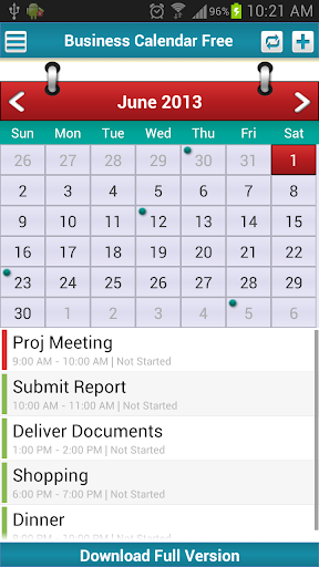 Business Calendar - Event Todo - عکس برنامه موبایلی اندروید