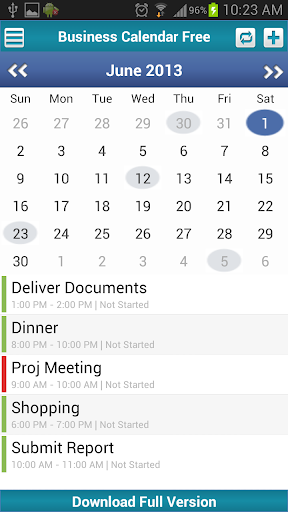 Business Calendar - Event Todo - عکس برنامه موبایلی اندروید