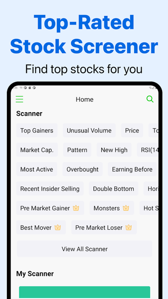 Stock Screener - Stock Screens - Image screenshot of android app
