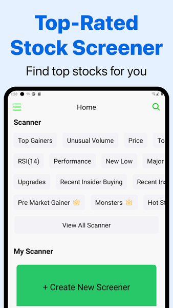 Stock Screener - Stock Screens - Image screenshot of android app