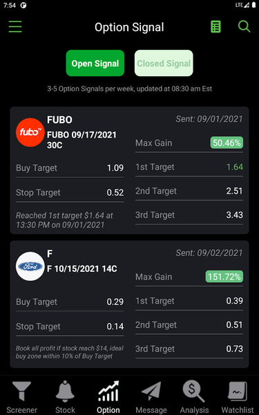 Stock Scanner - Market Mover - Image screenshot of android app