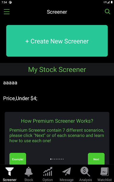 Stock Scanner - Market Mover - Image screenshot of android app