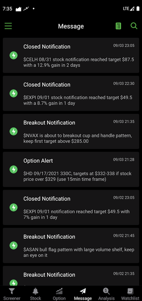 Stock Scanner - Market Mover - Image screenshot of android app
