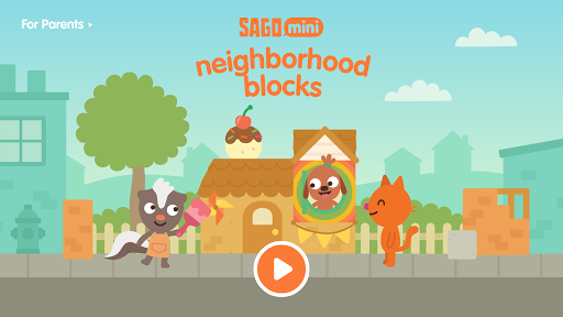 Sago Mini Neighborhood Blocks - Image screenshot of android app