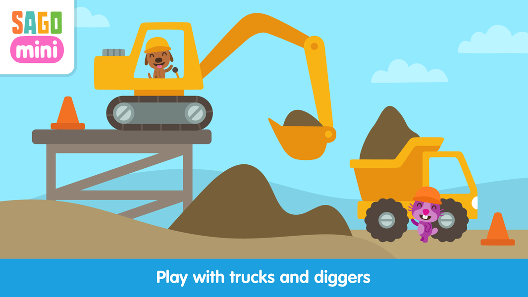 Sago Mini Trucks - Image screenshot of android app