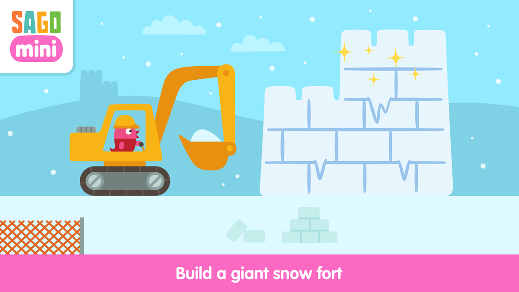 Sago Mini Snow Trucks - Image screenshot of android app