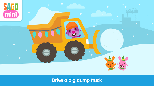 Sago Mini Holiday Trucks and Diggers - Image screenshot of android app