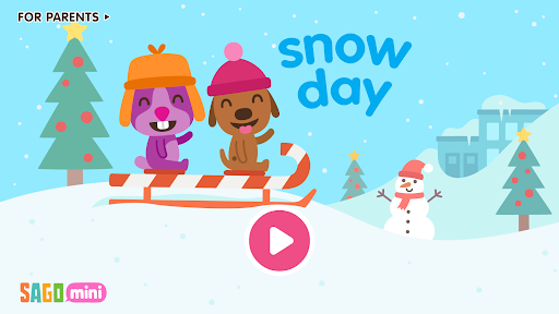 Sago Mini Snow Day Surprise - Image screenshot of android app