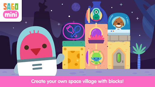 Sago Mini Space Blocks Builder - Image screenshot of android app