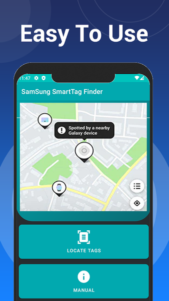 Samsung Galaxy SmartTag - عکس برنامه موبایلی اندروید
