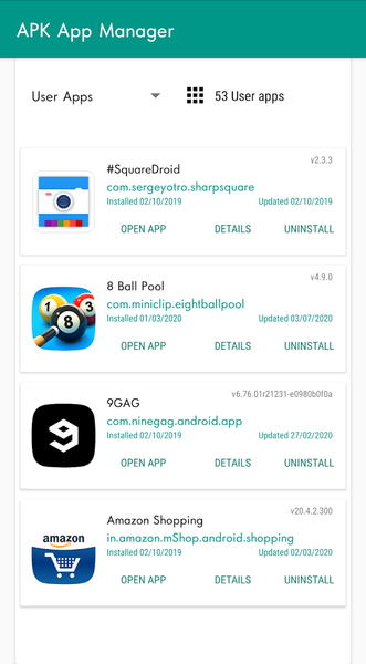 All Application Manager | APK - Image screenshot of android app