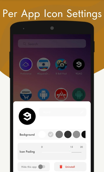 EasyHome Screen : Minimalistic - عکس برنامه موبایلی اندروید