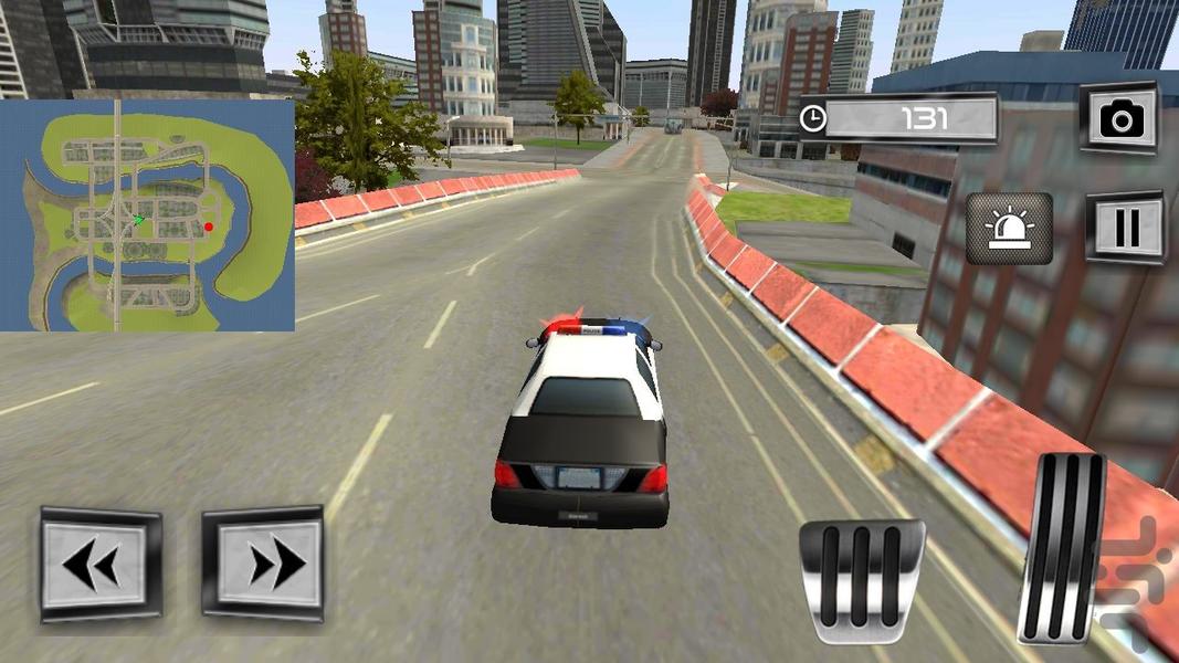 بازی ماشین پلیس - عکس بازی موبایلی اندروید