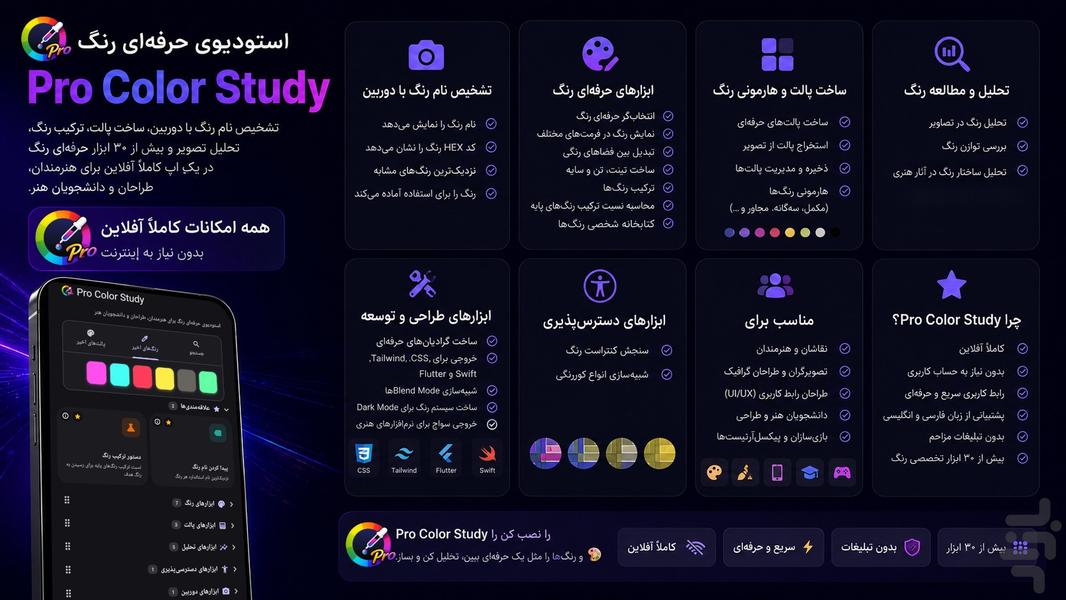 Pro Color Study - Image screenshot of android app