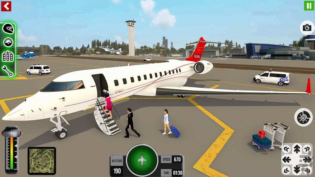 خلبان هواپیما I بازی جدید شبیه سازی - عکس بازی موبایلی اندروید