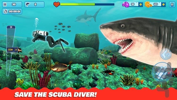 بازی شکارچی کوسه : بازی جدید - عکس بازی موبایلی اندروید