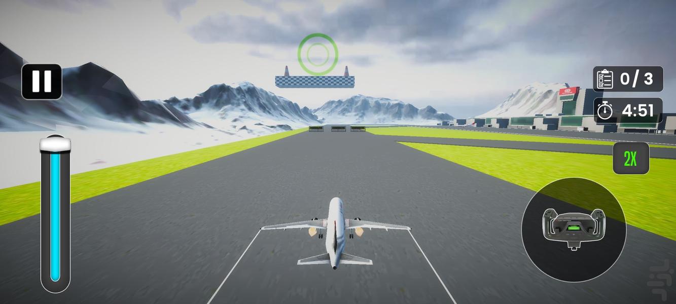 بازی جدید خلبان هواپیما - Gameplay image of android game