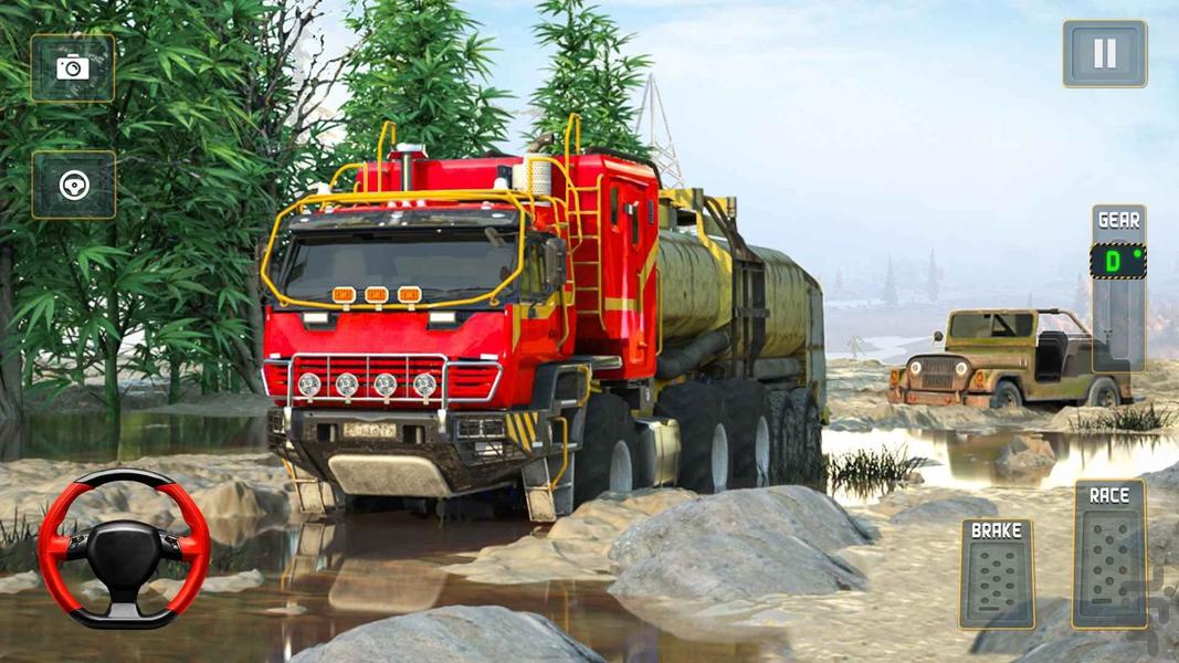 بازی ماشین سنگین I راننده کامیون - عکس بازی موبایلی اندروید