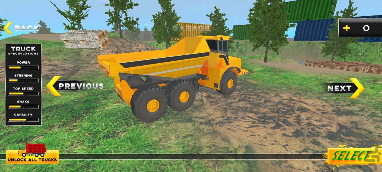 بازی ماشین سنگین I راننده کامیون - Gameplay image of android game