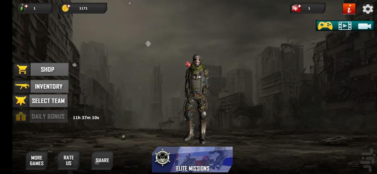 بازی جدید زامبی ها I بازی اکشن - Gameplay image of android game