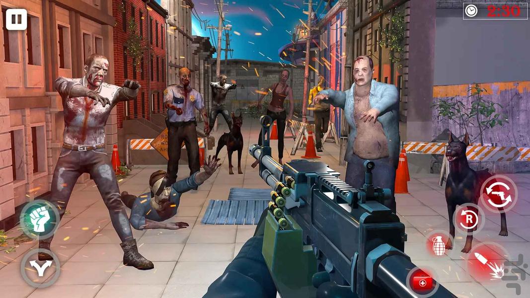 بازی جدید زامبی ها I بازی اکشن - Gameplay image of android game