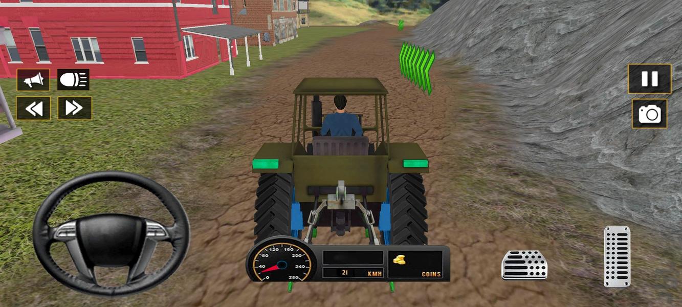 بازی ماشین تراکتور I بازی مزرعه داری - Gameplay image of android game