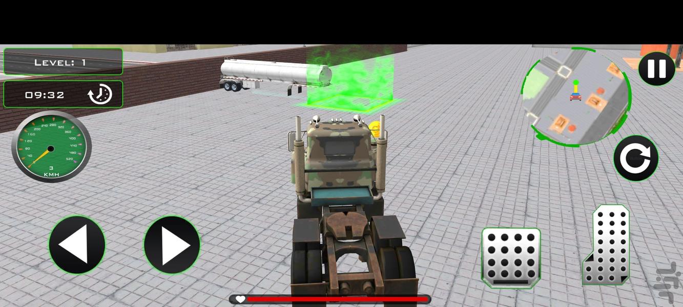 بازی ماشین تریلی I تانکر حمل سوخت - Gameplay image of android game
