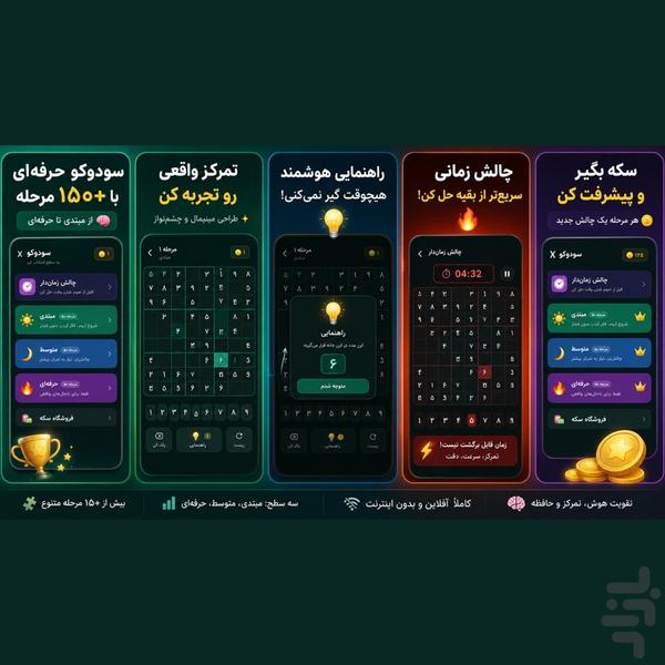 سودوکو - عکس بازی موبایلی اندروید