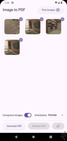 Image to Pdf convertor - Image screenshot of android app