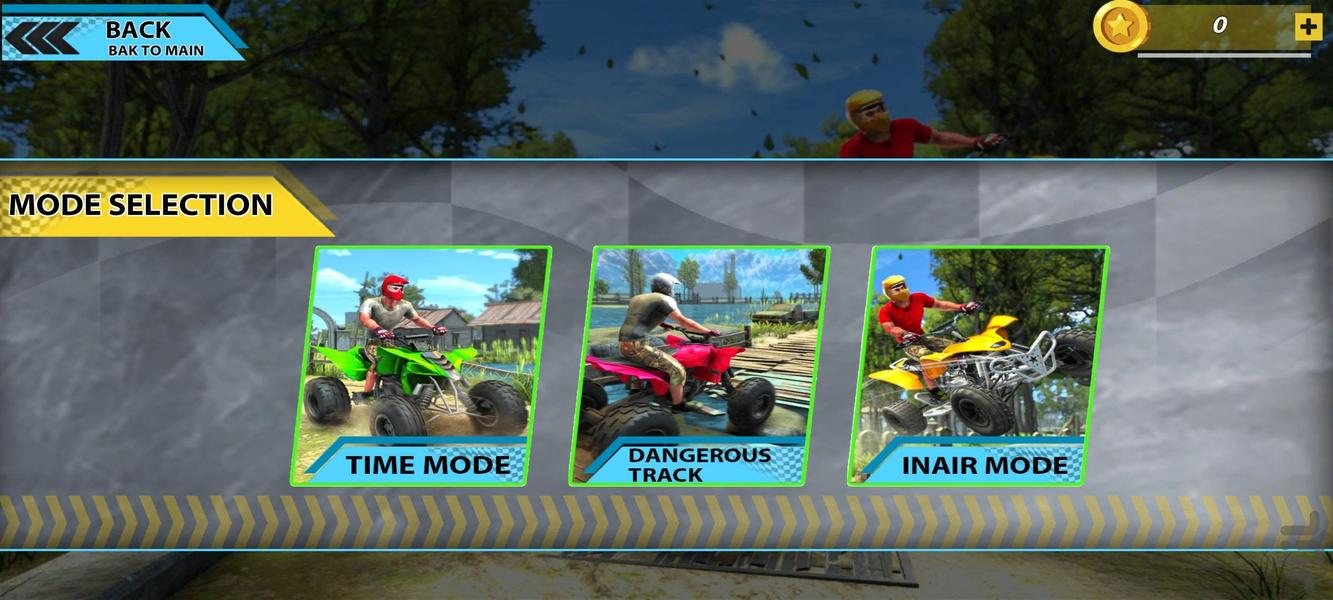 بازی موتور چهار چرخ:موتور سواری - عکس بازی موبایلی اندروید