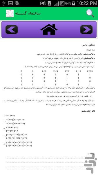 Mathematical Discrete - Image screenshot of android app
