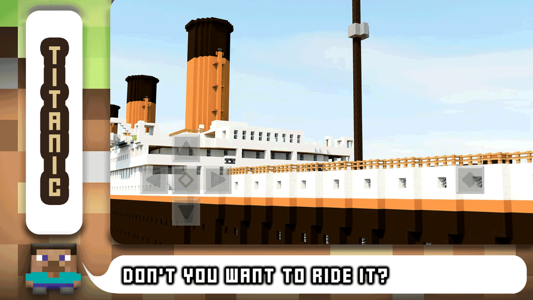 Titanic Mod Ship for MCPE - Image screenshot of android app