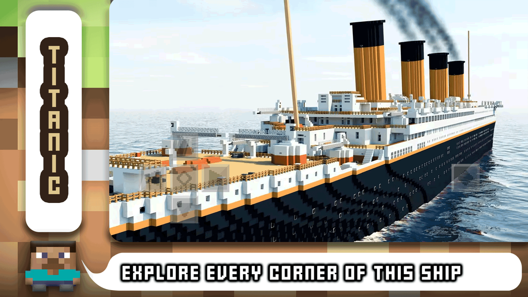 Titanic Mod Ship for MCPE - Image screenshot of android app