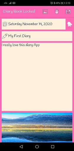Diary Book - Image screenshot of android app