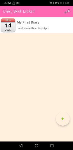 Diary Book - Image screenshot of android app