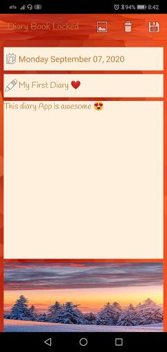 Diary Book - Image screenshot of android app