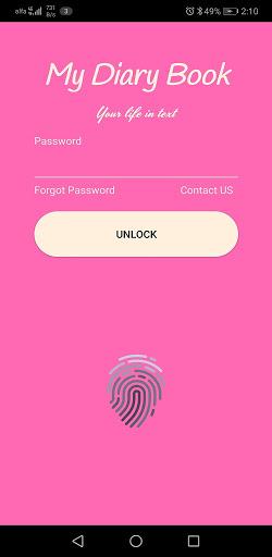 Diary Book - Image screenshot of android app