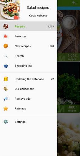 Salad recipes - عکس برنامه موبایلی اندروید