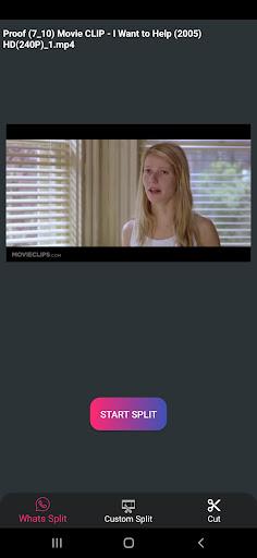split video whatsapp status - Image screenshot of android app