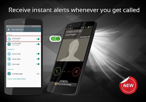 flash alert pro - Image screenshot of android app