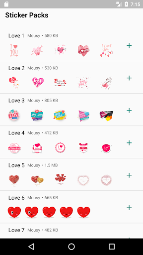 Valentine's Day 2020 Sticker - عکس برنامه موبایلی اندروید