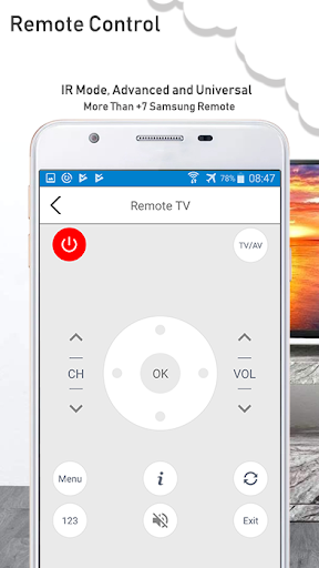 Remote for Samsung - عکس برنامه موبایلی اندروید