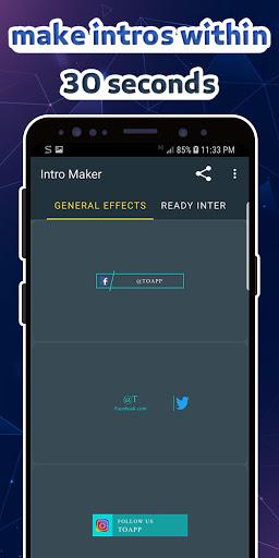 Intube - Intro Maker for Video - Image screenshot of android app