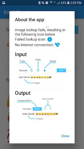 Emoji Translate - عکس برنامه موبایلی اندروید