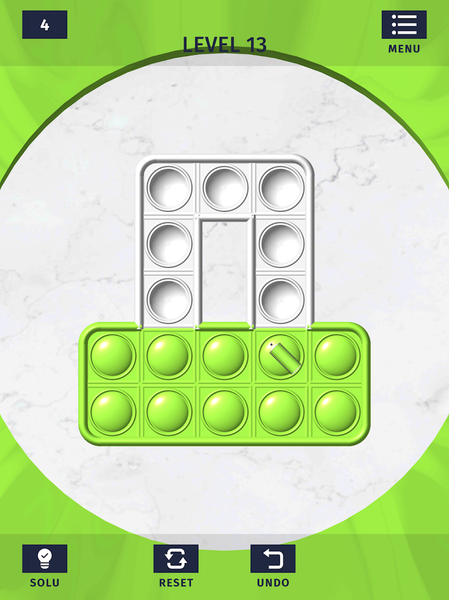 Pop It Fidget Paint Puzzle! - Gameplay image of android game