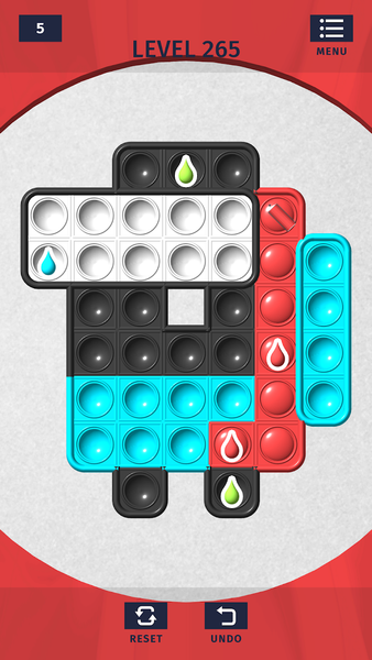 Pop It Fidget Paint Puzzle! - Gameplay image of android game